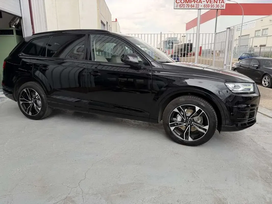 Usado Audi Q7 S-Line 272 CV (200 kW) 2016 Negro SUV