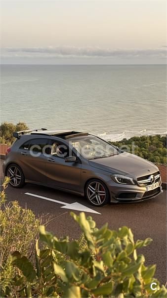 Gris / plata Usado 2015 Mercedes A45 AMG AMG Berlina | 25.000 € (Buen precio) - Imagen 1/4