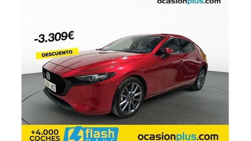 Rojo Usado 2021 Mazda 3 Utilitario | 18.091 € (Precio justo) - Imagen 1/4