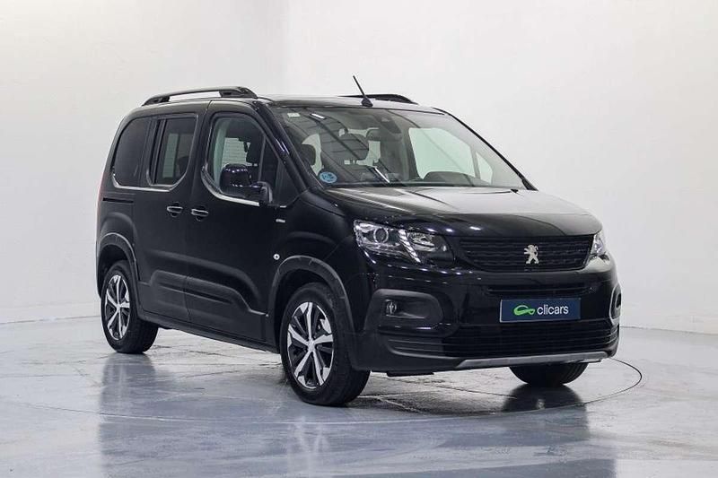 Usado Peugeot Rifter GT-line 99 CV (72 kW) 2020 Negro Monovolumen