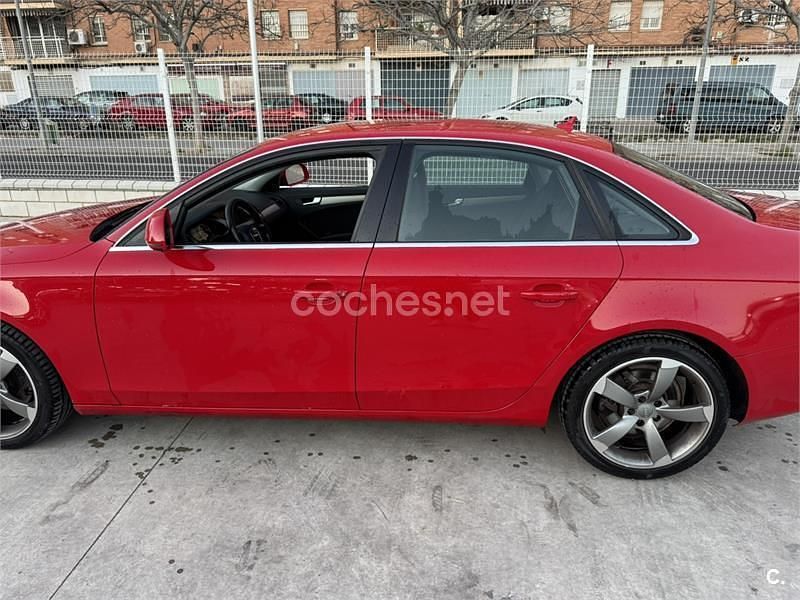 Usado Audi A4 160 CV (117 kW) 2008 Rojo Berlina