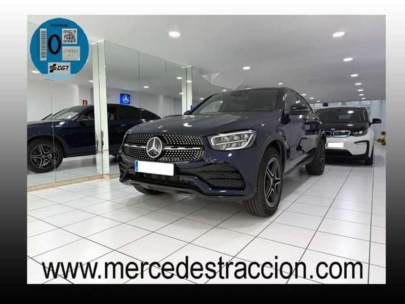Usado Mercedes GLC300e 320 CV (235 kW) 2021 Azul Coupe