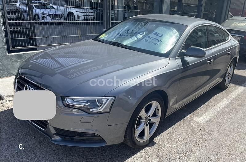 Usado Audi A5 Sportback Advanced 150 CV (110 kW) 2014 Gris / plata Utilitario