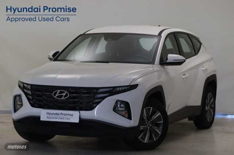 Atlas white Usado 2024 Hyundai Tucson SUV | 25.990 € (Precio justo) - Imagen 1/4