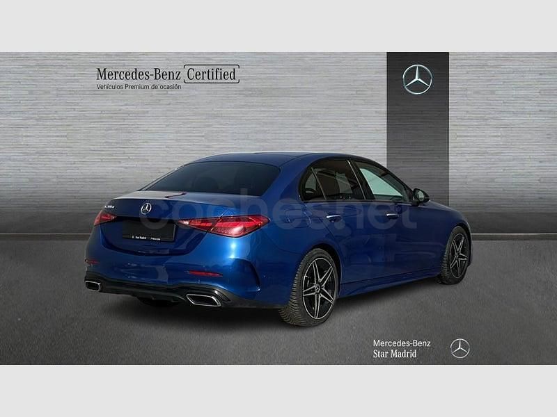 Usado Mercedes C200 163 CV (119 kW) 2022 Azul Berlina