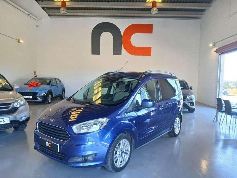 Azul Usado 2015 Ford Tourneo Courier Titanium Monovolumen | 8900 € (Precio justo) - Imagen 1/4