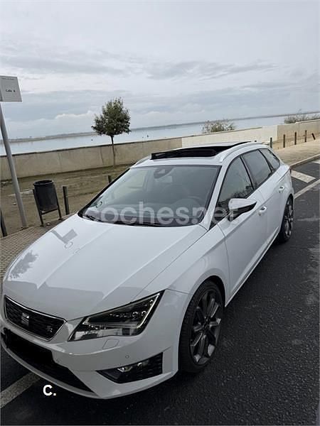 Usado Seat Leon ST FR 184 CV (135 kW) 2015 Blanco Familiar