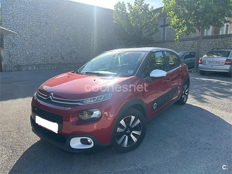 Usado Citroën C3 Exclusive 110 CV (80 kW) 2017 Rojo Berlina