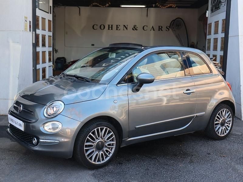 Usado Fiat 500C 69 CV (50 kW) 2017 Gris / plata Descapotable