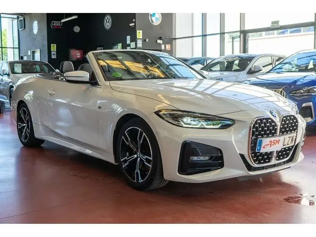 Usado BMW 420 Cabriolet Comfort Edition 184 CV (135 kW) 2022 Blanco Descapotable