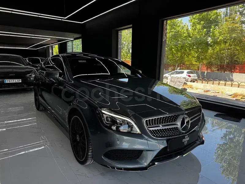 Usado Mercedes CLS350 Shooting Brake 258 CV (189 kW) 2017 Gris / plata Familiar