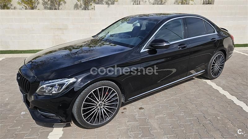 Negro Usado 2014 Mercedes C220 AMG line Familiar | 20.950 € (Caro) - Imagen 1/4