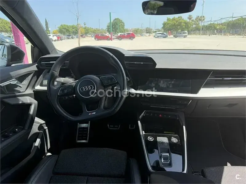 Usado Audi A3 S-Line 150 CV (110 kW) 2021 Negro Berlina