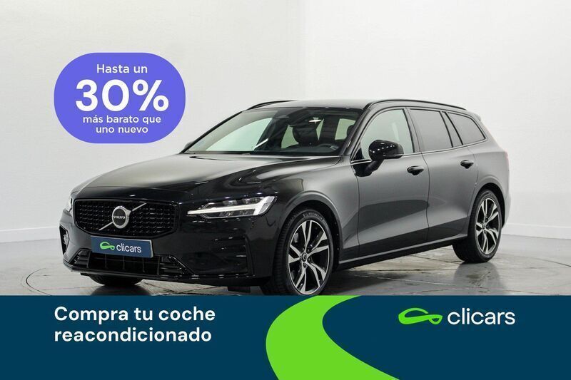 Negro Usado 2023 Volvo V60 Plus Familiar | 28.990 € (Precio justo) - Imagen 1/4