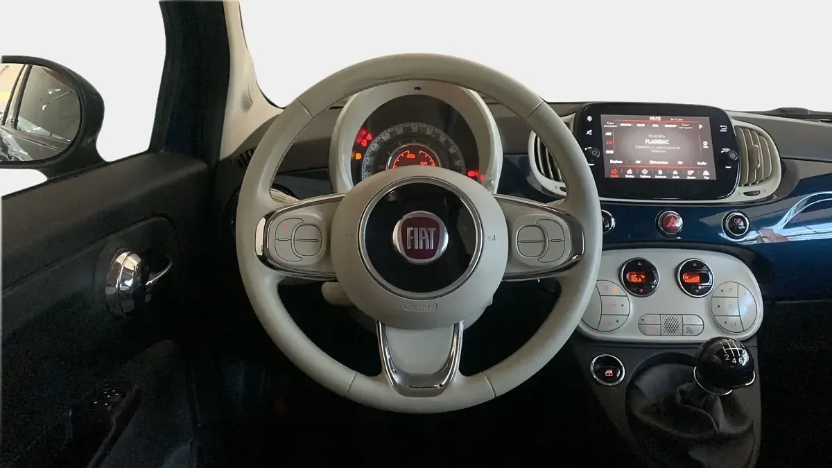 Usado Fiat 500 Connect 71 CV (52 kW) 2020 Azul Descapotable