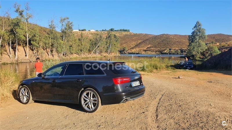 Usado Audi A6 S-Line 245 CV (180 kW) 2013 Negro Familiar