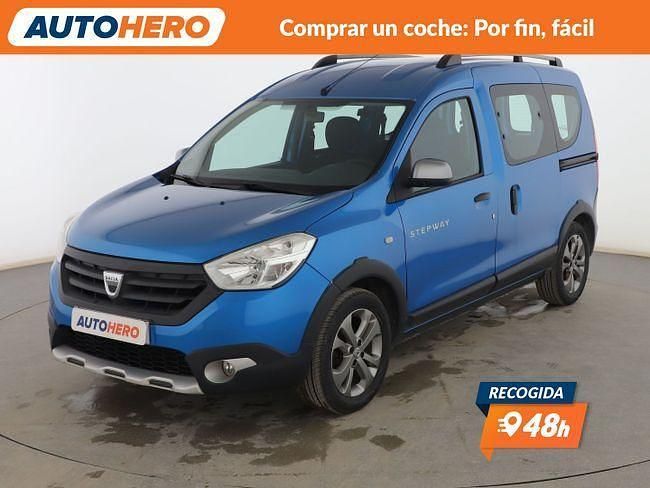 Usado Dacia Dokker Stepway 90 CV (66 kW) 2015 Azul Monovolumen