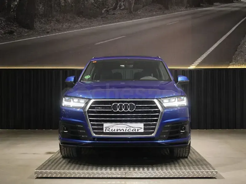 Usado Audi Q7 Sport 272 CV (200 kW) 2018 Azul SUV