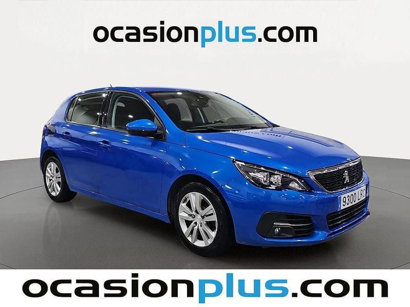 Usado Peugeot 308 Active 131 CV (96 kW) 2021 Azul Utilitario