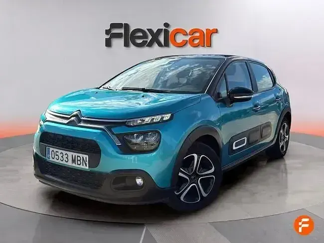 Usado Citroën C3 Feel 83 CV (61 kW) 2022 Azul Utilitario