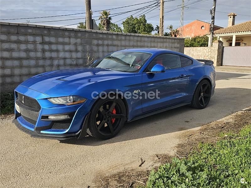 Azul Usado 2020 Ford Mustang GT Coupe | 62.500 € - Imagen 1/4