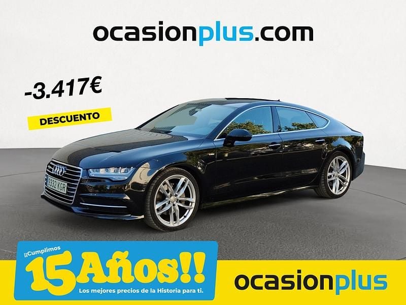 Negro Usado 2018 Audi A7 S-Line Utilitario | 37.090 € (Precio justo) - Imagen 1/4