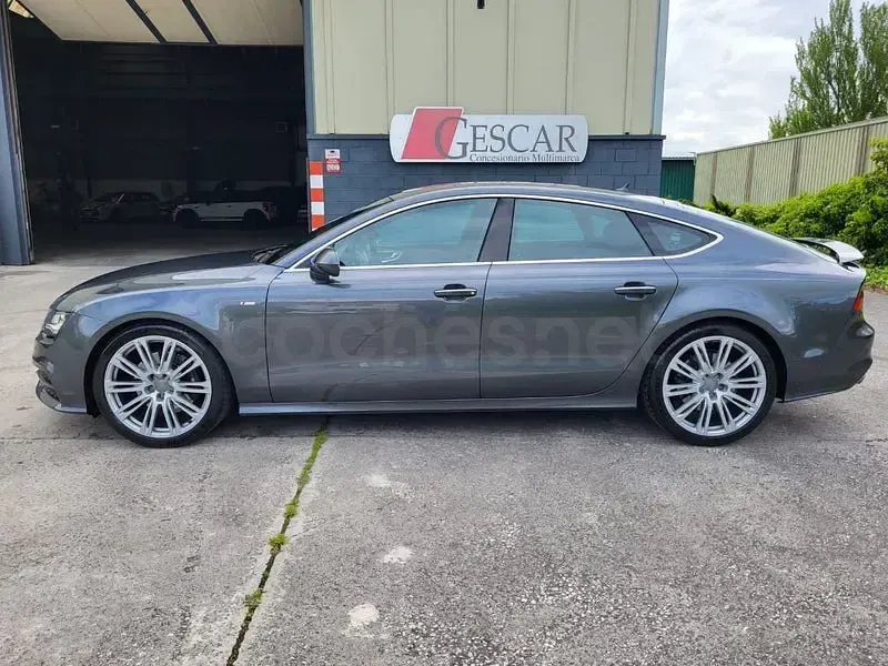 Usado Audi A7 Sportback S-Line 245 CV (180 kW) 2014 Gris / plata Utilitario