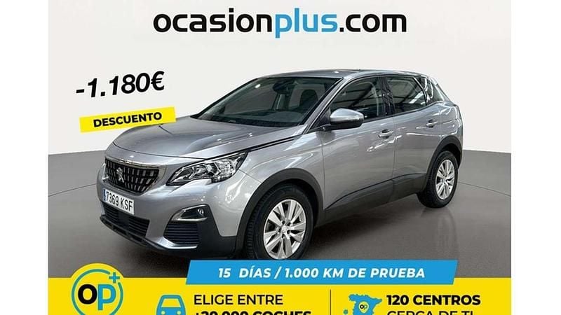 Usado Peugeot 3008 Active 131 CV (96 kW) 2018 Gris SUV