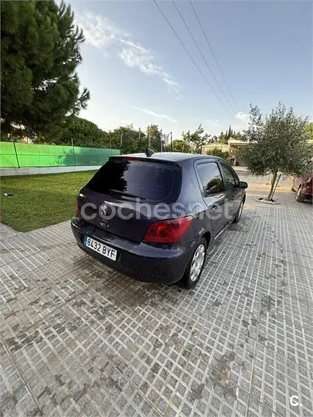 Usado Peugeot 307 90 CV (66 kW) 2002 Violeta / lila Berlina