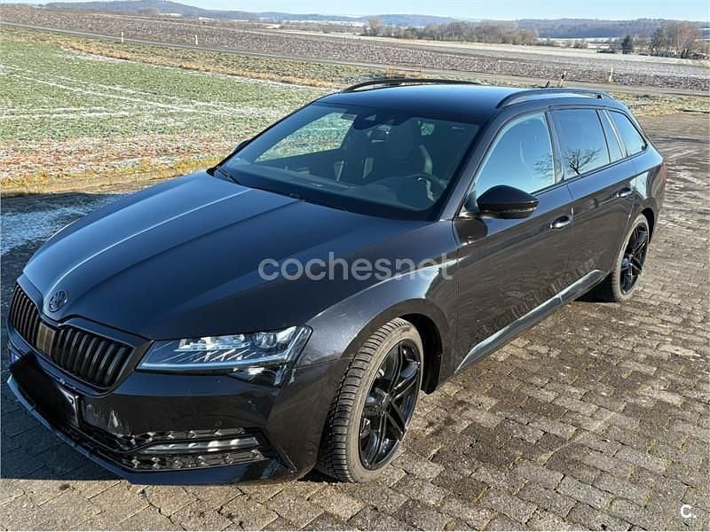 Negro Usado 2020 Skoda Superb SportLine Familiar | 20.700 € (Super precio) - Imagen 1/4