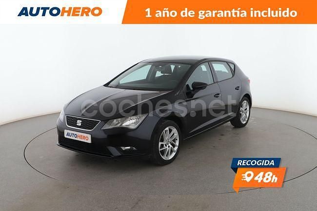 Usado Seat Leon Style 106 CV (77 kW) 2014 Negro Berlina