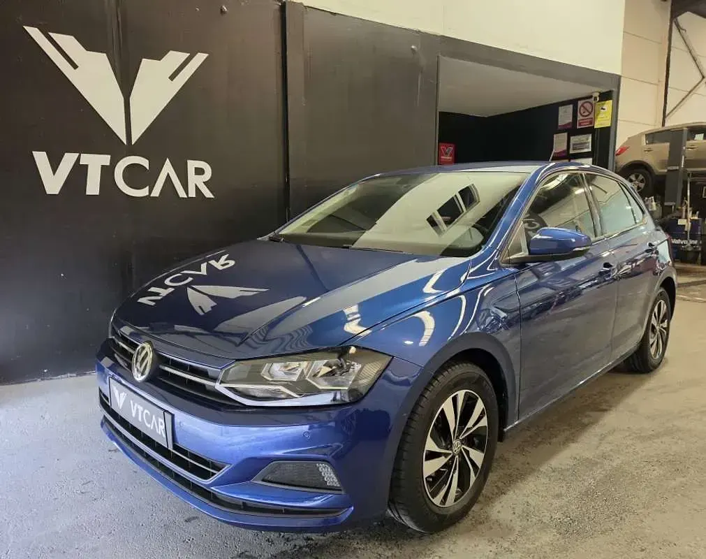 Usado VW Polo Advance 95 CV (69 kW) 2019 Azul Utilitario