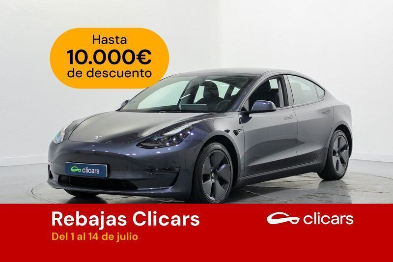 Gris Usado 2022 Tesla Model 3 Long Range Berlina | 30.990 € - Imagen 1/2
