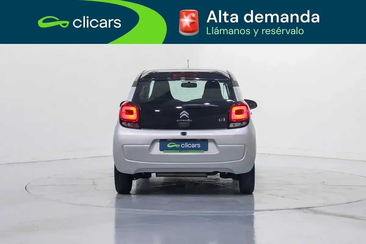 Usado Citroën C1 PureTech 82 CV (60 kW) 2018 Gris / plata Utilitario