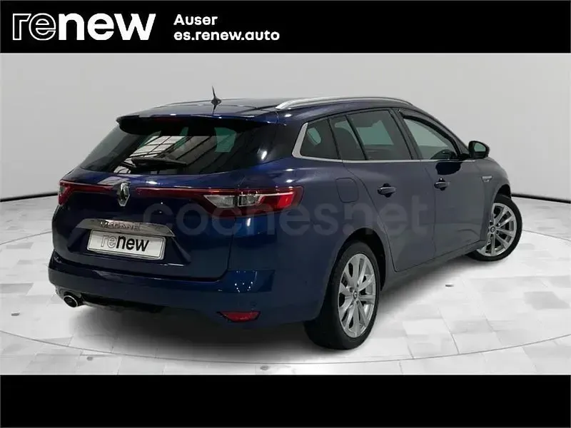 Usado Renault Mégane GrandTour LIMITED 140 CV (102 kW) 2019 Azul Familiar
