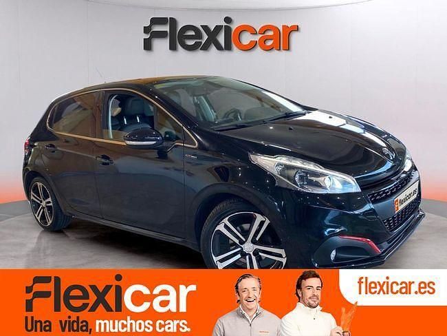 Usado Peugeot 208 GT-line 110 CV (80 kW) 2018 Negro Utilitario
