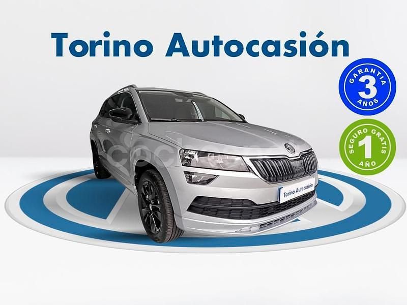 Gris / plata Usado 2021 Skoda Karoq Ambition SUV | 19.990 € (Un poco caro) - Imagen 1/3