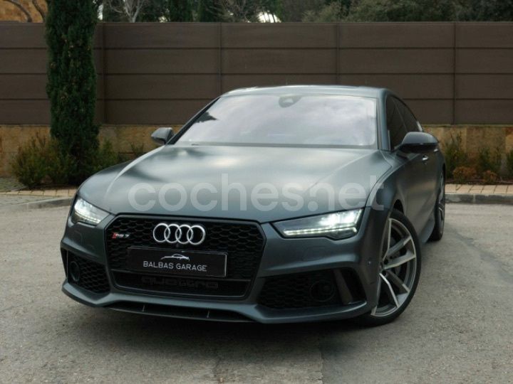 Gris / plata Usado 2018 Audi RS7 Sportback Exclusive Utilitario | 74.990 € (Super precio) - Imagen 1/4