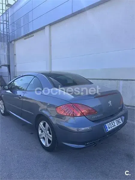 Usado Peugeot 307 CC 110 CV (80 kW) 2005 Gris / plata Descapotable