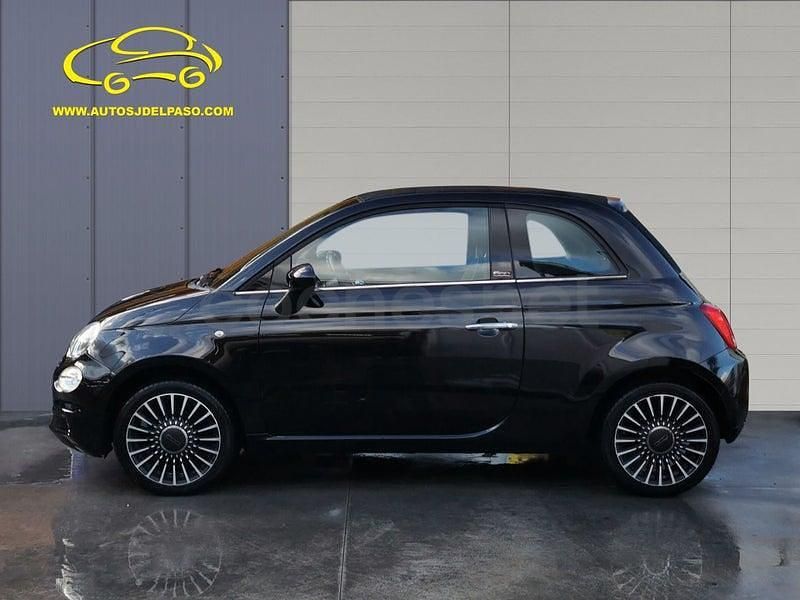 Usado Fiat 500C Lounge 69 CV (50 kW) 2018 Negro Descapotable