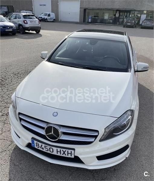 Usado Mercedes A220 AMG line 170 CV (125 kW) 2014 Blanco Berlina