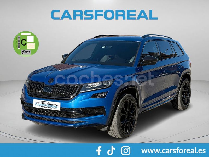 Azul Usado 2019 Skoda Kodiaq RS SUV | 37.990 € - Imagen 1/4