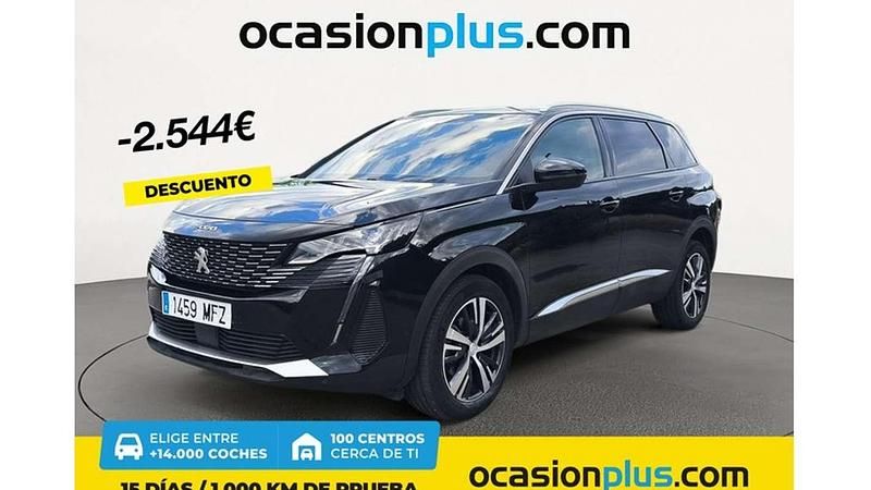 Negro Usado 2023 Peugeot 5008 Allure Monovolumen | 25.446 € (Buen precio) - Imagen 1/4