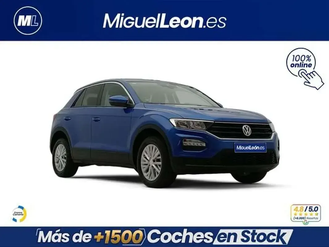 Usado VW T-Roc Edition 116 CV (85 kW) 2020 Azul SUV