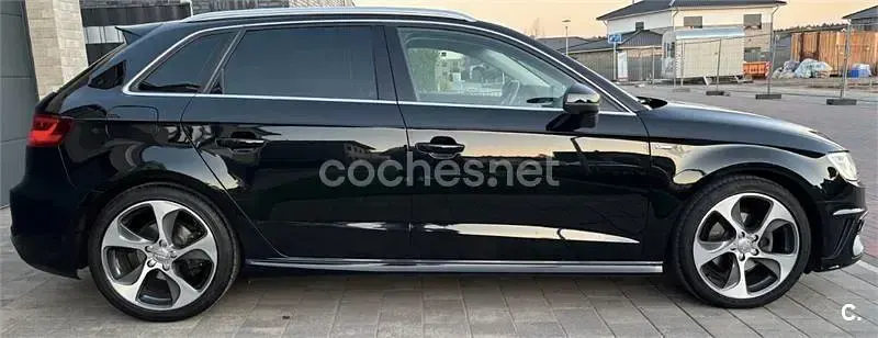 Usado Audi A3 S-Line 150 CV (110 kW) 2016 Negro Berlina
