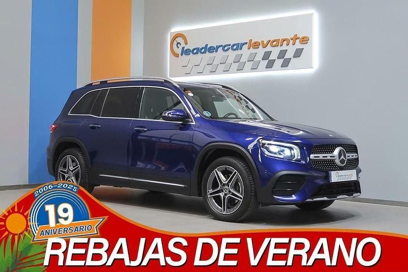 Azul Usado 2021 Mercedes GLB200 AMG line SUV | 41.900 € (Un poco caro) - Imagen 1/4