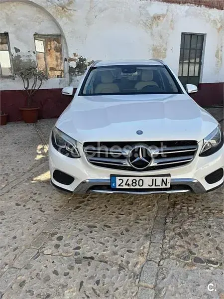 Usado Mercedes GLC220 170 CV (125 kW) 2016 Blanco SUV