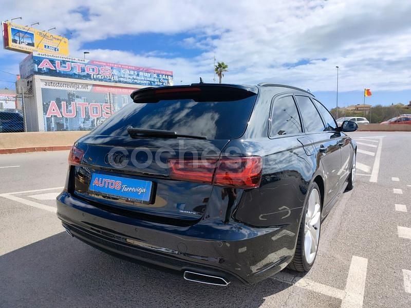 Usado Audi A6 S-Line 272 CV (200 kW) 2017 Negro Familiar