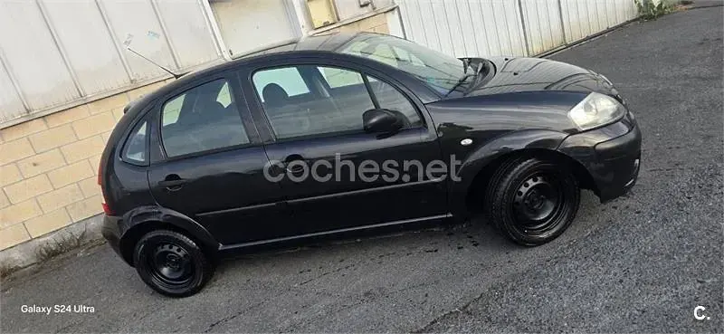 Usado Citroën C3 61 CV (44 kW) 2009 Negro Berlina
