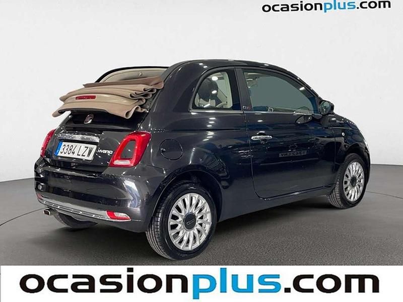 Usado Fiat 500C Dolcevita 71 CV (52 kW) 2022 Negro Descapotable